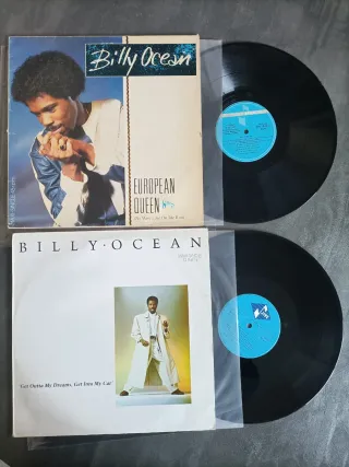 LEER Billy Ocean lote 2 maxi-singles 12" 45 rpm