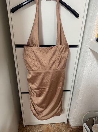 Vestido OhPolly rosa usado una vez