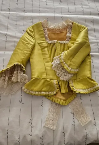 Corpiño fallera dorado