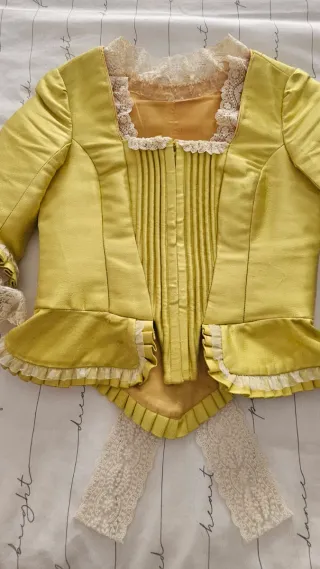 Corpiño fallera dorado