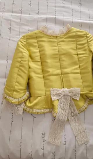 Corpiño fallera dorado