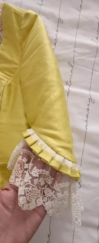 Corpiño fallera dorado