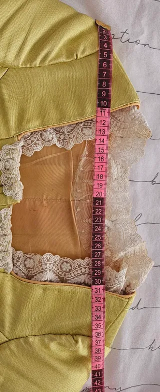 Corpiño fallera dorado