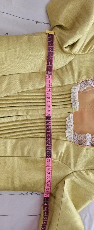 Corpiño fallera dorado