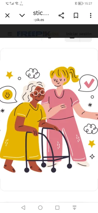 Se ofrece señora para el cuidado de personas mayor