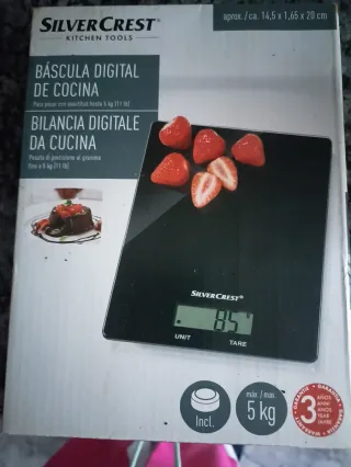 Báscula Cocina Digital SilverCrest 5kg
