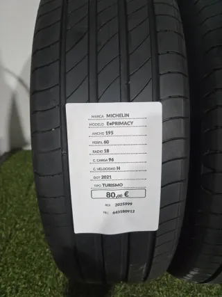 195 60 18 96H MICHELIN E PRIMACY