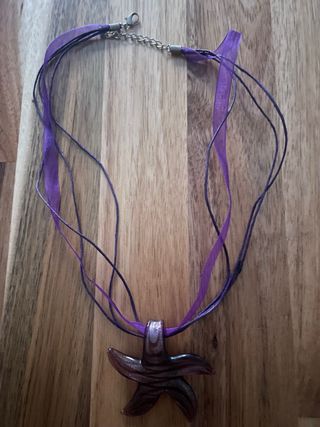 Collar Estrella de Mar Morado