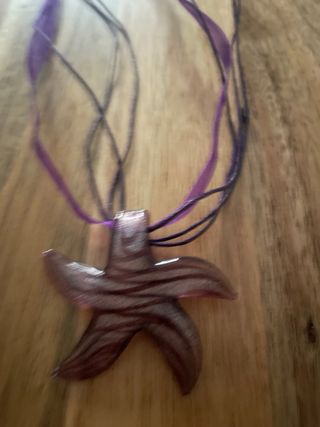 Collar Estrella de Mar Morado