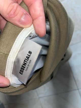 Sudadera Essentials Beige