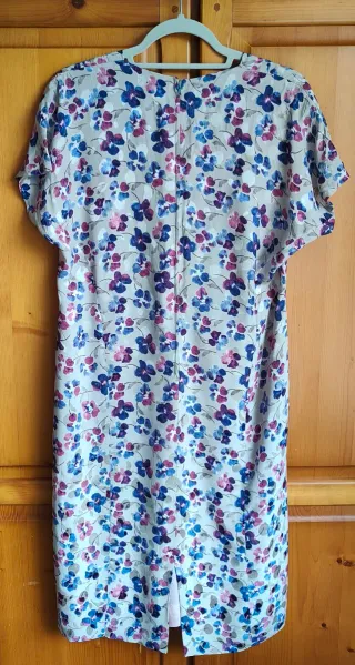 Vestido floral y túnica a juego - Vintage años 80