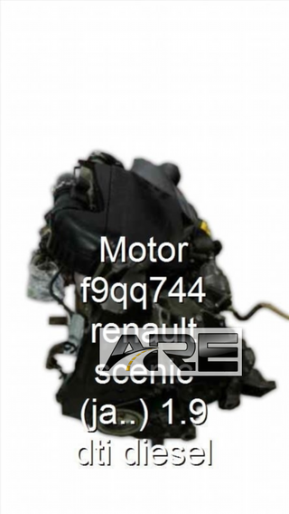 Motor f9qq744 renault scenic (ja..) 1.9 dt