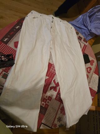Pantalón blanco mujer