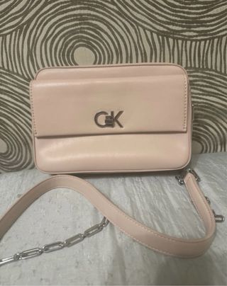 Tracolla Calvin Klein Donna Rosa pallido
