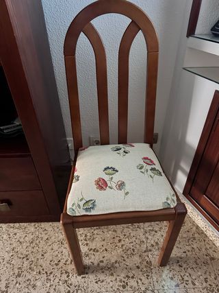 Silla de comedor de madera maziza