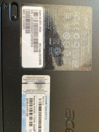 2x Acer Aspire One Netbook +2 caricatori