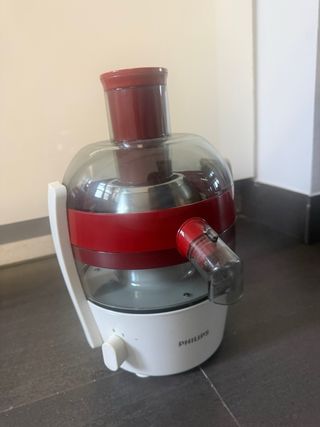 Licuadora Philips Roja y Blanca