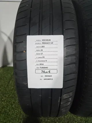 205 55 17 95V MICHELIN PRIMACY HP