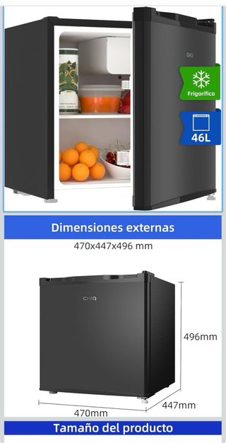 Nevera Minibar CHIQ 46L CSD46D4E