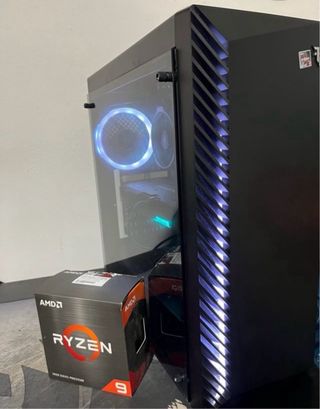 PC Gamer con luces LED y procesador AMD Ryzen 9