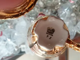 Juego de café antiguo dorado