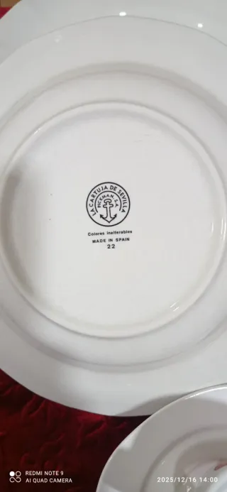 6 Piatti Profondi La Cartuja de Sevilla