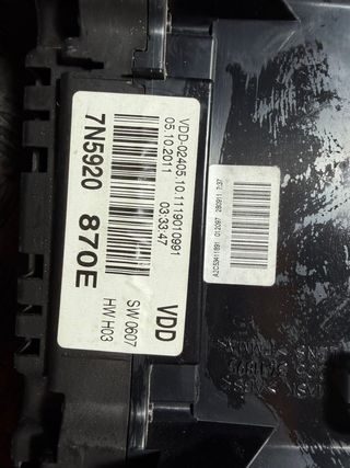 Cuadro Instrumentos VW Alhambra 2011