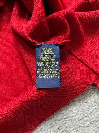 Jersey Polo Ralph Lauren Rojo