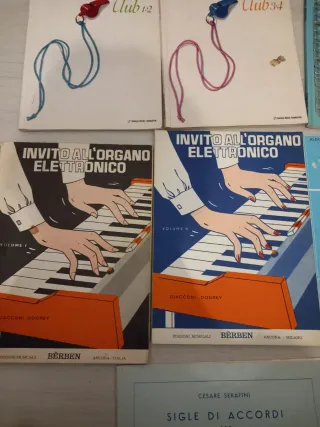7 Spartiti Libri Organo Elettrico Electone