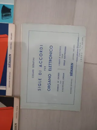 7 Spartiti Libri Organo Elettrico Electone
