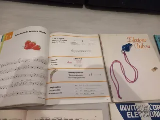 7 Spartiti Libri Organo Elettrico Electone