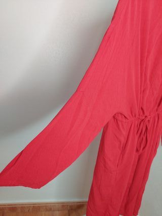 Vestido camisero rojo talla S
