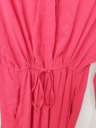 Vestido camisero rojo talla S