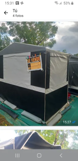 Cocina de camping plegable excelente calidad.