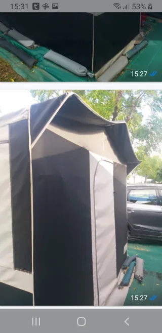 Cocina de camping plegable excelente calidad.