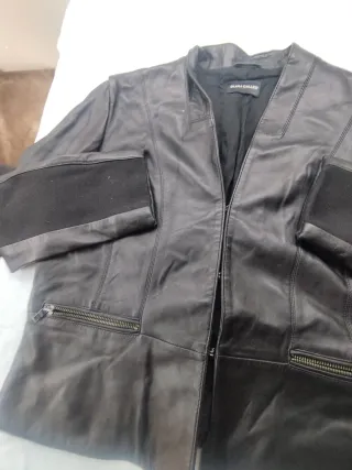 Giubbotto in pelle Diana Gallesi nero