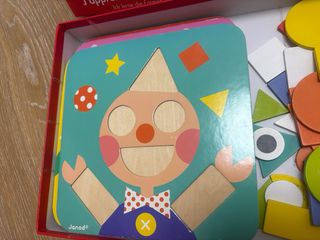 Puzzle de formas Janod madera 2-5 años