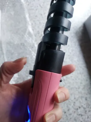 Moldeador de pelo rizador espiral