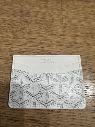 Tarjetero Goyard Blanco