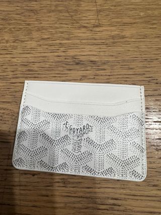 Tarjetero Goyard Blanco