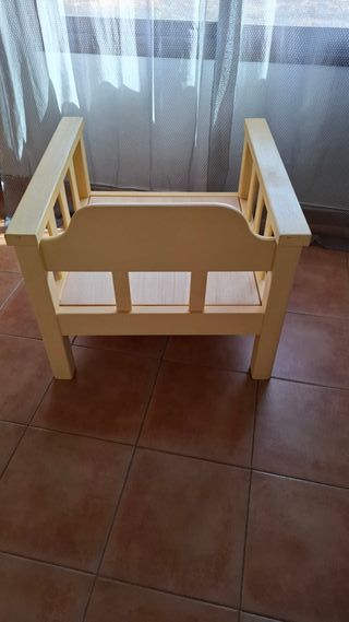 Sillón de madera amarillo Fuerteventura