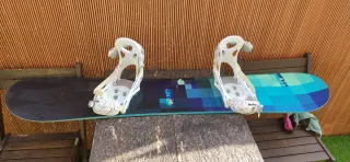 Tabla, fijaciones y botas Burton de Snow