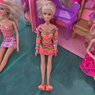 Casa Barbie vintage rosa 1998