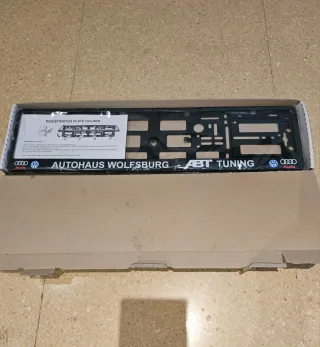 Portamatriculas Audi VW ABT Wolfsburg