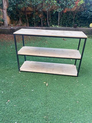 Estantería Metálica Madera 120x40x79
