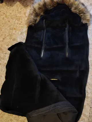 Saco Polar Universal Silla Paseo Negro