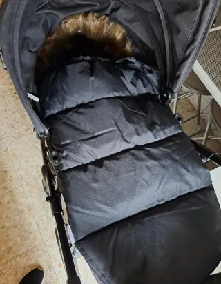 Saco Polar Universal Silla Paseo Negro