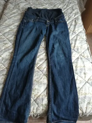 Pantaloni jeans premaman blu