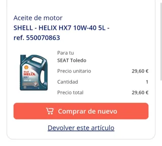 Mantenimiento Seat Toledo TDI 1.9 2000