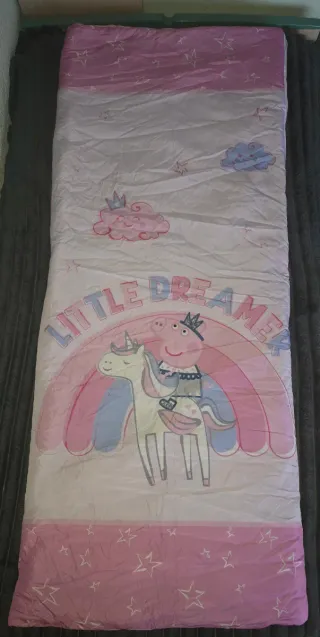 Peppa Pig saco de dormir unicornio arcoíris